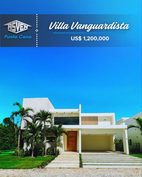 Villa Vanguardista a la Venta en Punta Cana Por solo US$1,200,000